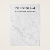 Subtile Marbour-Earring-Display-Karten (Vorderseite)