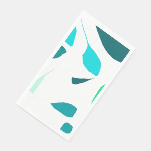 Subtile Minze Blades Design Paper Napkin Serviette (Ecke)