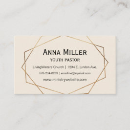 Subtile moderne Jugendministerien Visitenkarte