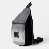 Subtile Muster mit 3D-AMOLED-Design - Crossbody Bag (Rechte Ecke)