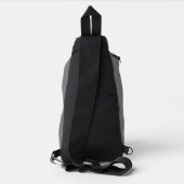 Subtile Muster mit 3D-AMOLED-Design - Crossbody Bag (Rückseite)