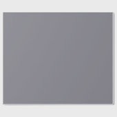 Subtile Mute Slate Gray Lilac Solid Geschenkpapier (Flach)
