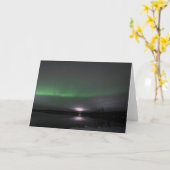 Subtile Northern Lights, Fairbanks, AK - Karte (Gelbe Blume)