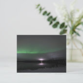 Subtile Northern Lights, Fairbanks, AK - Postkarte (Stehend Vorderseite)