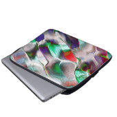 Subtile oder farbige Extravaganz in einem virtuell Laptopschutzhülle (Vorne Knopf)