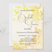 Subtile Pastel Floral Background Brautparty Einladung (Vorderseite)