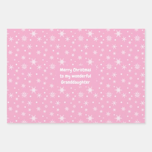 Subtile 🎄 Pastell Weihnachtsmuster, Sondertext  Geschenkpapier Set (Vorderseite 3)