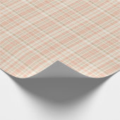 Subtile Pastellfarben und Tan Kariert Geschenkpapier (Ecke)