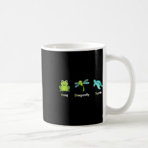 Subtile Political Humor Frog Dragonfly Turtle Shir Kaffeetasse