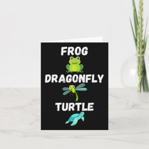 Subtile Politische Humor Frosch Dragonfly Schildkr Karte