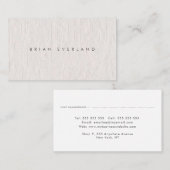 Subtile Prägung Wir haben White Profile Ernennung Terminkarte (Vorne/Hinten)