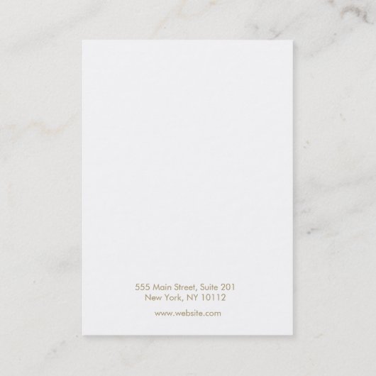 Subtile rosa Muster Ohrring Juwelendarstellung Visitenkarte (Rückseite)