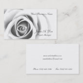 Subtile Rose Visitenkarte (Vorne/Hinten)