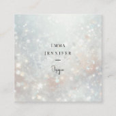 Subtile, sanfte Glitzer-Hintergründe Quadratische Visitenkarte (Vorderseite)