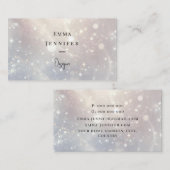 Subtile, sanfte Glitzer-Hintergründe Visitenkarte (Vorne/Hinten)