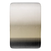 Subtile Schatten der Beige, zum von Ombre Steigung Badematte (Vorderseite Vertikal)