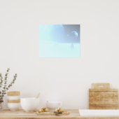 Subtile SciFi Fantasy Spacescape Image Poster (Küche)