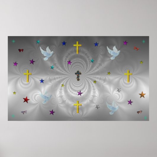 Subtile Shades von Jesus Poster (Vorne)