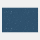Subtile Snow Pattern Geschenkpapier Set (Vorderseite 3)