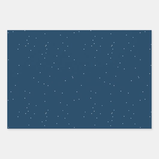 Subtile Snow Pattern Geschenkpapier Set (Vorderseite 3)