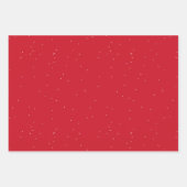 Subtile Snow Pattern Geschenkpapier Set (Vorderseite)