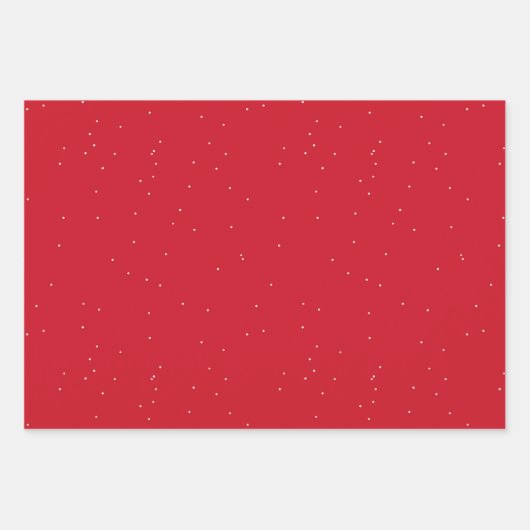 Subtile Snow Pattern Geschenkpapier Set (Vorderseite)