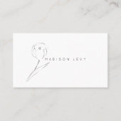 Subtile Stift Moderne Kunst-Industrie Terminkarte (Vorderseite)