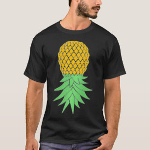 Subtile Swinger-Tanktop mit umgekehrter Ananas T-Shirt