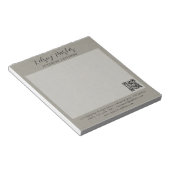 Subtile Textur Anpassbare Textur Notepad Notizblock (angewinkelt)