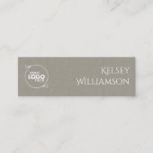 Subtile Textur Custom Mini Business Card Visitenkarte (Vorderseite)