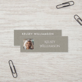 Subtile Textur Foto Mini Business Card Mini Visitenkarte