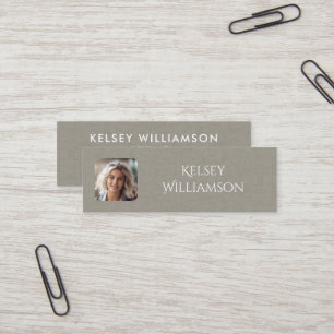 Subtile Textur Foto Mini Business Card Mini Visitenkarte