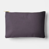 Subtile Triple Monogram on Mottling Dusty Plum Zubehörtasche (Vorderseite)