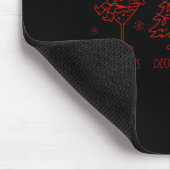 Subtile versteckte Weihnachtsbotschaft Lustiger Tr Mousepad (Ecke)