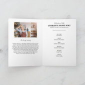 Subtile Vines Foto Memorial Program Programm (Innenseite)