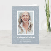 Subtile Vines Foto Memorial Program Programm (Vorderseite)