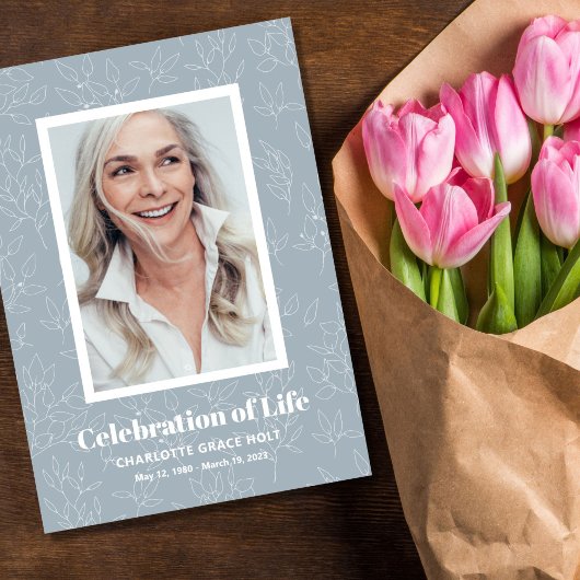 Subtile Vines Foto Memorial Program Programm