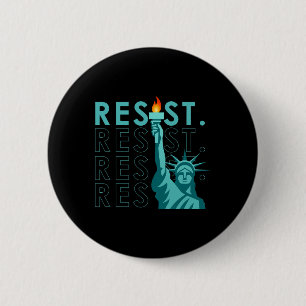 Subtile Vintage Widerstandskraft gegen Trump Button