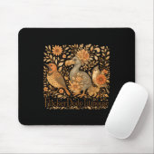 Subtile Vögel flattern Dodo Meise Trump widerstehe Mousepad (Mit Mouse)