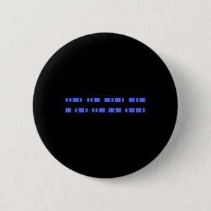 Subtiler F T Morse-Code-Widerstand 8647 Feministis Button