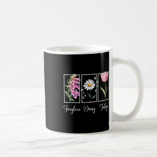 Subtiler floraler liberaler Widerstand Protest Fin Kaffeetasse
