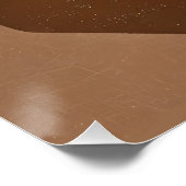 Subtiler geometrischer Rhythmus Poster (Ecke)