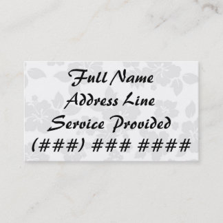 Subtiler Hawaiianer Visitenkarte