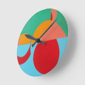 Subtiler Violinschlüssel-Geometrischer Rund Uhr (Winkel)