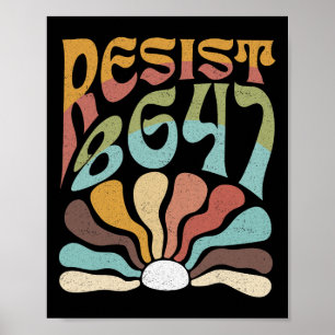 Subtiler Widerstand 8647 Trump widerstehen Trump P Poster