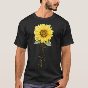 Subtiles Anti-Trump-Shirt Blumen Sonnenblume _1 T-Shirt