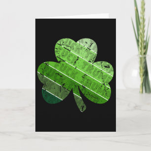 Subtiles Anti-Trump-St.-Patricks-Tag-grünes Kleebl Karte
