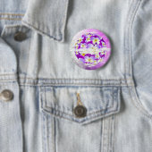 Subtiles, einfaches Veilchen-Stiefmütterchen-Blume Button (Beispiel)