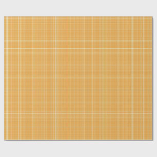 Subtiles goldenes Gingham-Karo Geschenkpapier