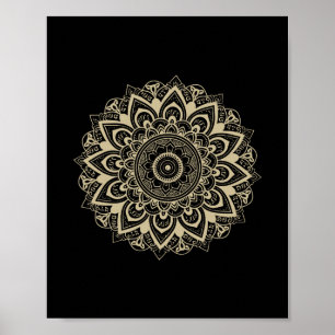 Subtiles Mandala 8647 Widersteht Anti Trump Femini Poster